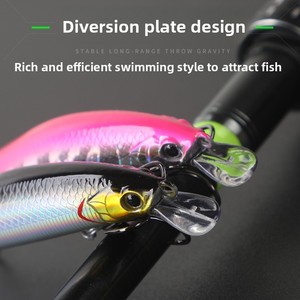 <span class=keywords><strong>War</strong></span> Dock Hovering Minnow Künstlicher Hartköder zum Spinnfischen, Weitwurf-Jerkbait, <span class=keywords><strong>Dead</strong></span>-Fly-Stop-Lure ohne Haken, Fischköder - Product Image 5