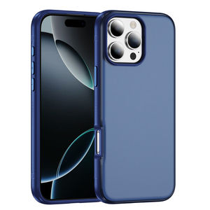 <span class=keywords><strong>Funda</strong></span> de teléfono mate para <span class=keywords><strong>iPhone</strong></span> 16 Pro Max 14 15 <span class=keywords><strong>13</strong></span> 12 <span class=keywords><strong>Mini</strong></span> <span class=keywords><strong>funda</strong></span> de lujo suave TPU duro PC a prueba de golpes para <span class=keywords><strong>iPhone</strong></span> 16E 17 Air 17Plus - Product Image 1