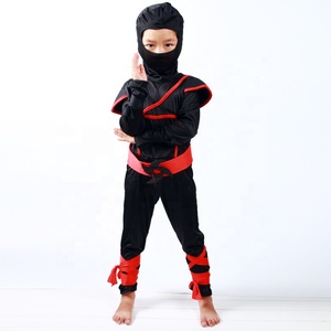 Combinaisons de cosplay Ninja, ensemble de masques, guerrier masqué pour enfants, costume d'Halloween pour garçons et filles, vêtements de Ninja pour enfants - Product Image 2