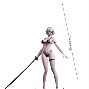 Figurine Anime PVC 55CM <span class=keywords><strong>YoRHa</strong></span> No Type 2B/2A Fille, Fabriquée au Japon, Cadeau de Maternité, Article de Collection pour Adultes - Product Image 6