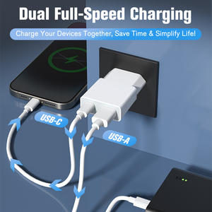 <span class=keywords><strong>Adaptateur</strong></span> de voyage fin TKT 5W PD <span class=keywords><strong>USB</strong></span>-<span class=keywords><strong>C</strong></span> à charge rapide QC3.0 pour téléphones et caméras d'<span class=keywords><strong>action</strong></span> - Product Image 2