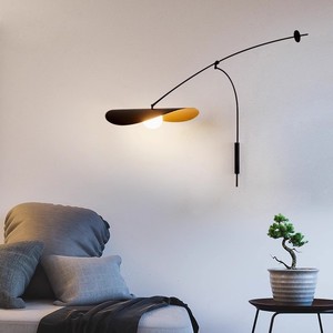 Lámpara de Pared Nórdica Jufan LED E27 con Interruptor, Brazo Largo, Iluminación para Sala de Estar, Dormitorio, Estudio - Product Image 3