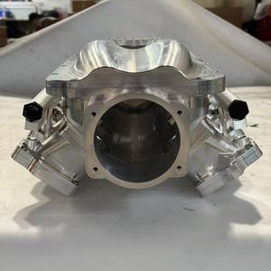 Collecteur d'admission CNC en aluminium LS1, corps de papillon de 105 mm avec kit de rail d'alimentation - Product Image 1