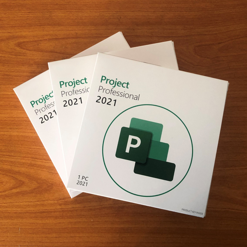 Project Professional 2021 Retail Box dengan DVD Project 2021 Pro Box Gratis Ongkir