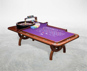 Mesa de Póker y Ruleta de Calidad Casino SUCCESSOR, Mesa de Juego Profesional de Lujo para Casino <span class=keywords><strong>VIP</strong></span> y Sala de Póker - Product Image 3