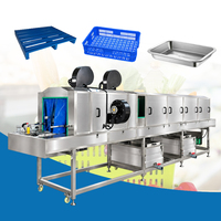 Vente directe usine : Laveuse automatique de moules à gâteaux, machine de nettoyage de plateaux à œufs, machine de lavage de moules à chocolat, machine de lavage de moules de boulangerie