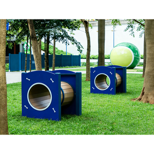 Tunnel pour animaux de compagnie toutes saisons facile à installer avec conception flexible pour un accès facile et une utilisation toute l'année - Product Image 2