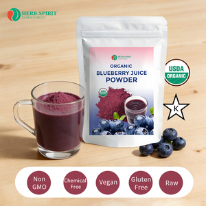 Poudre de Myrtille 100% <span class=keywords><strong>Pure</strong></span> Certifiée USDA Herbspirit, Poudre de Myrtille Lyophilisée, Poudre de Fruits - Product Image 2