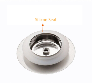 أغطية دش حديثة من الستانلس ستيل ومرحاض للشرفة ، مجموعة أجهزة حمام صرف أرضية مضادة للرائحة منبثقة لأسفل - Product Image 6