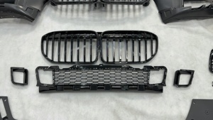 Bodykit de <span class=keywords><strong>vente</strong></span> d'usine pour 2016-2018 G11/G12 mise à niveau vers <span class=keywords><strong>2022</strong></span> Sport Style avec phare feu arrière pare-chocs avant capot jupe latérale - Product Image 4