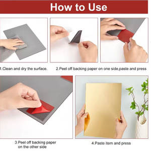 Ruban adhésif double face <span class=keywords><strong>rond</strong></span> en acrylique à forte adhérence, découpé sur mesure en usine, film rouge, résistant - Product Image 6