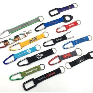 Factory Custom Logo Eagle <b>Hook</b> Olecranon Key Carabiner Hand Wrist Strap Nylon Keychain Holder Short Lanyard - Product Image 4