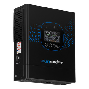 อินเวอร์เตอร์ไฮบริดพลังงานแสงอาทิตย์ 6.5kW 48V อินเวอร์เตอร์พลังงานแสงอาทิตย์คลื่นไซน์บริสุทธิ์ 6kW อินเวอร์เตอร์พลังงานแสงอาทิตย์ 4kW สำหรับระบบโซลาร์บ้าน ขายดีในแอฟริกา - Product Image 2