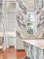 PerfectStone Luxuriöser Langlebiger Calacatta Viola Marmor für Innenböden, Wände und Bauprojekte