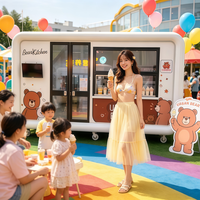 Aide aux entrepreneurs mondiaux dans la création de entreprises mobiles : Foodtruck isotherme en acier inoxydable avec suivi GPS pour la vente de bonbons