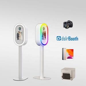 Máquina de fotomatón portátil ovalada de nueva tendencia 2024 Compre una máquina de fotomatón con anillo de luz RGB - Product Image 4