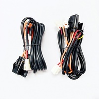 Harnais de câblage LED isolé en PVC personnalisé pour motos, comprend un kit de relais et de commutateur