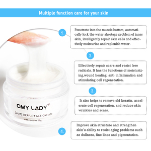 OMY LADY Extrait de mucus d'<span class=keywords><strong>escargot</strong></span> Sérum pour la peau facile à absorber crème de bave d'<span class=keywords><strong>escargot</strong></span> réparatrice d'hydratation en profondeur - Product Image 4