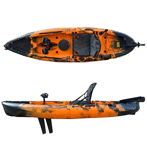 Novedad: Kayak de Pesca de 8 Pies con Sistema de Accionamiento a Pedal de un Solo Motor, Kayak de Pesca Modular Desmontable con Pedales para Océano, Lagos y Ríos - Product Image 4