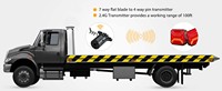 Kit de feux arrière de camion sans fil magnétique rechargeable pour les États-Unis et l'Europe, feux arrière étanches, feux de signalisation LED pour camion remorque