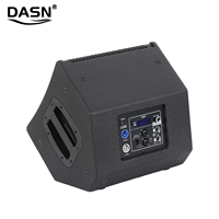 Enceintes de Monitoring Professionnelles DASN K12MDC 2000W 12 Pouces DSP Actives Coaxiales avec Woofer en Bois pour Scène, Studio, Groupe, DJ et Chanteur