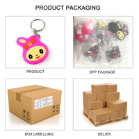 Vente en gros porte-clés RFID personnalisés 125KHz LF EM4305 T5577 / 13.56MHz NFC personnalisés porte-clés réinscriptibles