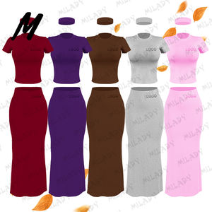 Ingrosso Abiti da <span class=keywords><strong>Donna</strong></span> in Cotone Autunno Inverno 2025 Abito Lungo <span class=keywords><strong>Elegante</strong></span> da <span class=keywords><strong>Donna</strong></span> con Vestibilità Aderente Set Abito Casual Maxi - Product Image 4