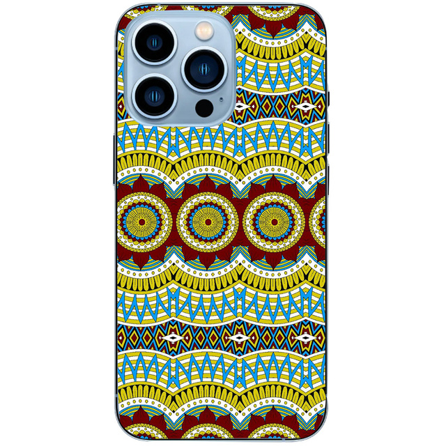 High Quality Customized Fashion Daily Accessories Phone Case Ankara Pattern Wholesale Trendy Print