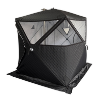 Tente de sauna à vapeur automatique 4 saisons pour l'extérieur avec poêle, grande fenêtre, pour camping et pêche sur glace, tente de sauna portable