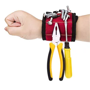 Magnetic Wristband Tool Kit Wrist Band Tool Storage Bracelet Screw Holder
