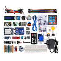 Kit de Inicio Completo con Módulo de Circuito Electrónico para Programación DIY, Proyecto de Educación STEM y Hobby con Tutorial para Placa R3 Arduino