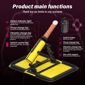 Remote Control Female Masturbation Sex Gun <b>Machines</b> Heating Vibrating <b>Thrusting</b> Automatic Dildo Gun <b>Machine</b> for Women Lesbian - Product Image 6