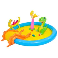 Dinosaurus Spelen Zwembad Opblaasbaar Speelgoed Voor Kinderen In De Hete Zomer