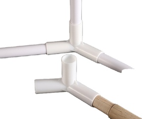 Tee Connector Plastic Pvc <b>Pipe</b> Fitting PP/PE 3 Way Joints - Product Image 1