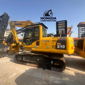 Excavatrice sur chenilles Komatsu PC210 à usage moyen avec moteur de haute qualité Pompe hydraulique Machines de construction - Product Image 1