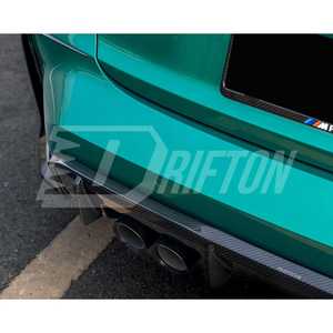 Canards de ventilación de parachoques trasero de fibra de carbono seco para BMW G80 M3 G82 M4 - Product Image 4