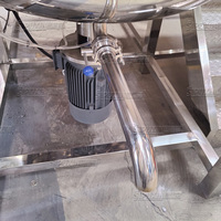 SPX 1000L Mélangeur de savon liquide monocouche Agitateur Détergent Faire Réservoir avec pompe et moteur pour le traitement des produits chimiques