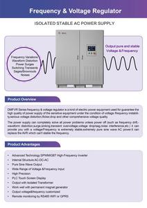 Estabilizador de Voltaje y Regulador de Frecuencias Monofásico a Trifásico DMFVR33-700KW - Product Image 6
