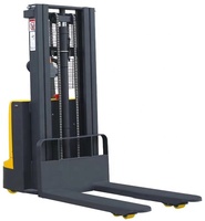 Mini gerbeur portable à batterie 1500 kg, hauteur de levage 1,6 m, garantie 1 an, pour petites charges agricoles, largeur de fourche 10 cm, batterie plomb-acide