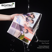 Papel Adhesivo Personalizable A4 Blanco de Película PET para Inyección de Tinta, Impermeable, Adhesivo Acrílico de una Cara, Activado por Agua