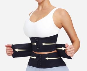 Women's Weight Loss <b>Tummy</b> <b>Control</b> Waist Slimming Belt Shapewear Compression Girdle with Neoprene Material and Button Closure - Product Image 5