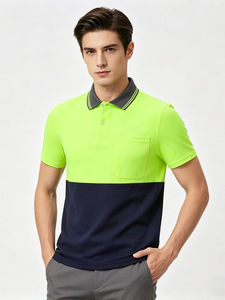 Nouveau Polo de Sécurité Réfléchissant à Manches Courtes en Maille Respirante pour l'Été – Idéal pour les Travaux de Construction et Routiers - Product Image 5