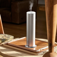 Diffuseur d'arômes intelligent de bureau en alliage d'aluminium, sans eau, avec minuterie, pulvérisation réglable, concentration ajustable, application mobile pour hôtels et bureaux (vente en gros)