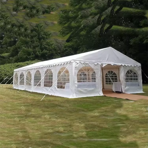 Tente de réception de mariage - Tente de réception spacieuse à fenêtres cintrées, imperméable et respirante, idéale pour les mariages et rassemblements de grande envergure - Product Image 3