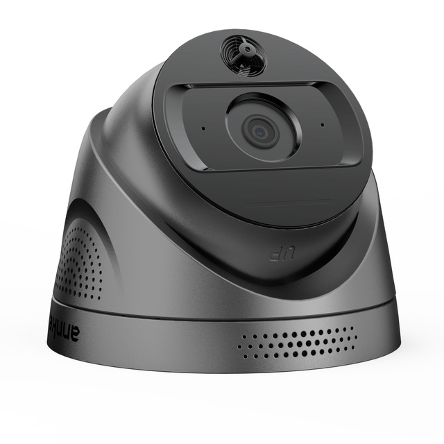 ANNKE 4MP AI Fire Detection Turret IP Camera with Smoke Flame Dangerous Goods Detection Temp Alarm PoE IP CCTV Security Camera