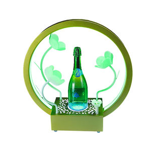 Plateau de service de mariage, boîtes de nuit de <span class=keywords><strong>Bar</strong></span>, LED fleur de <span class=keywords><strong>Paris</strong></span>, vin, présentoir de bouteilles de whisky, décor glorieux - Product Image 1
