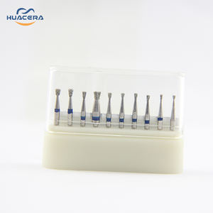 Huacera 1804iv phòng thí nghiệm nha khoa Mài Bộ dụng cụ đánh bóng phòng khám Nha khoa kim cương <span class=keywords><strong>Bur</strong></span> Tay khoan cho gốm sứ Composite <span class=keywords><strong>Carbide</strong></span> nghiêng - Product Image 2