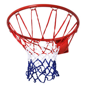 ¿HOMCOM Aro de baloncesto de hierro montado en la pared con red de nylon para interiores y exteriores,? 46cm - Product Image 1