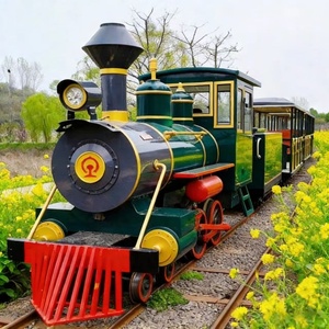 <span class=keywords><strong>Train</strong></span> touristique électrique sur rails <span class=keywords><strong>pour</strong></span> parcs d'attractions, à vendre, fournisseur chinois - Product Image 2