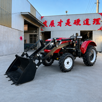 Fabricant de chargeurs de tracteurs agricoles 4x4, mini-tracteurs diesel compacts de Chine, tracteurs de 50 CV et 60 CV, excavatrices et pelles rétrocaveuses